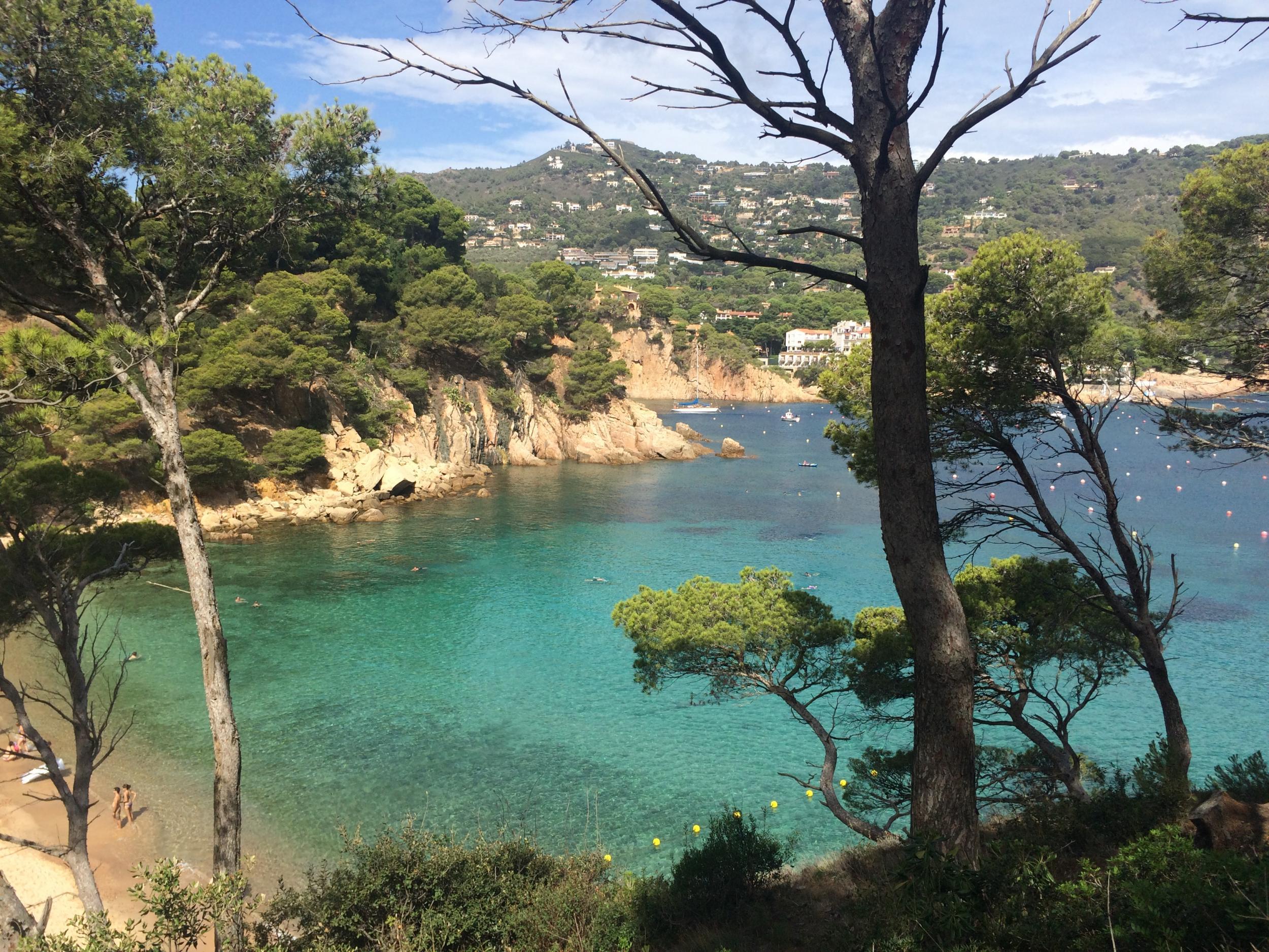 &#13;
Aiguablava beach in Begur, which means ‘blue sea’. They’re not kidding &#13;
