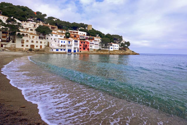 Sa Tuna beach in Begur, Spain, which is blissfully quiet come September