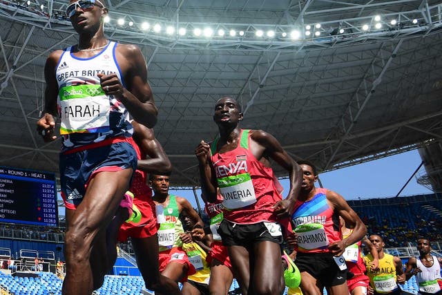 Mo Farah will hope to secure an Olympic double-double in the 5,000m final