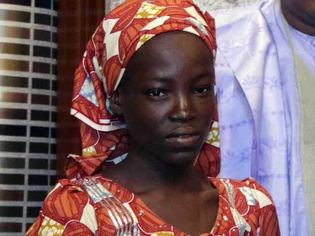 Amina Ali was rescued by vigilantes working with the Nigerian military in May this year