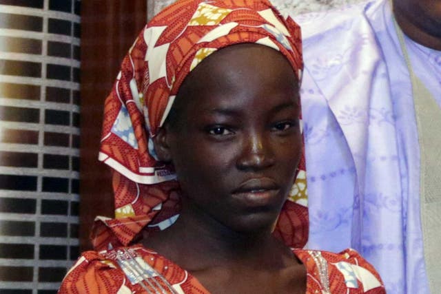 Amina Ali was rescued by vigilantes working with the Nigerian military in May this year