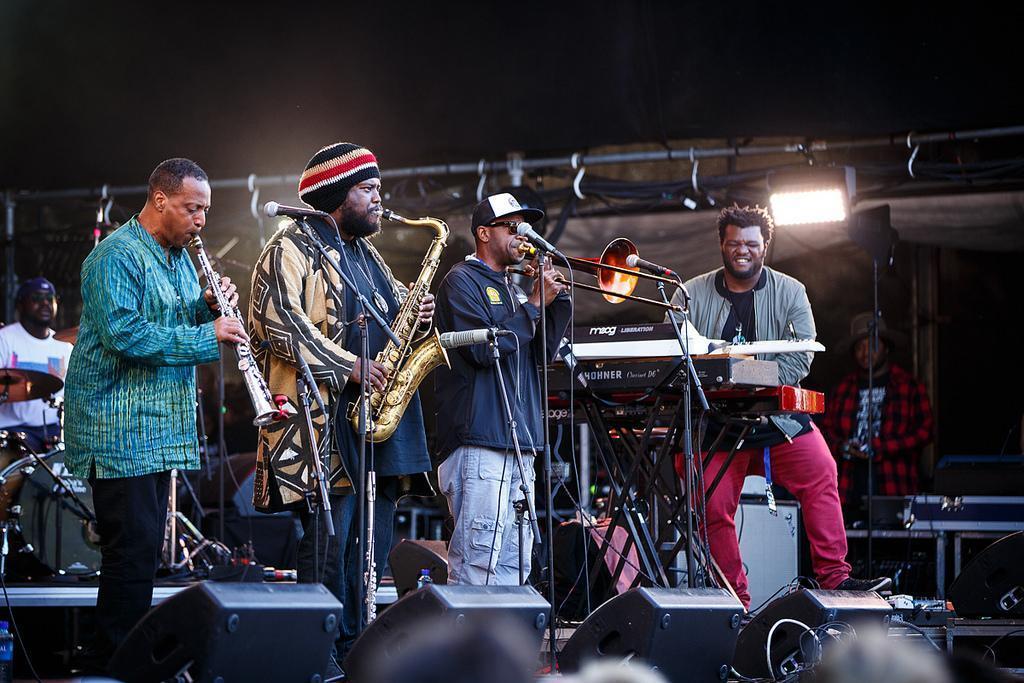 US jazz saxophonist Kamasi Washington mesmerises the crowd at Oya Festival (Johannes Granseth)