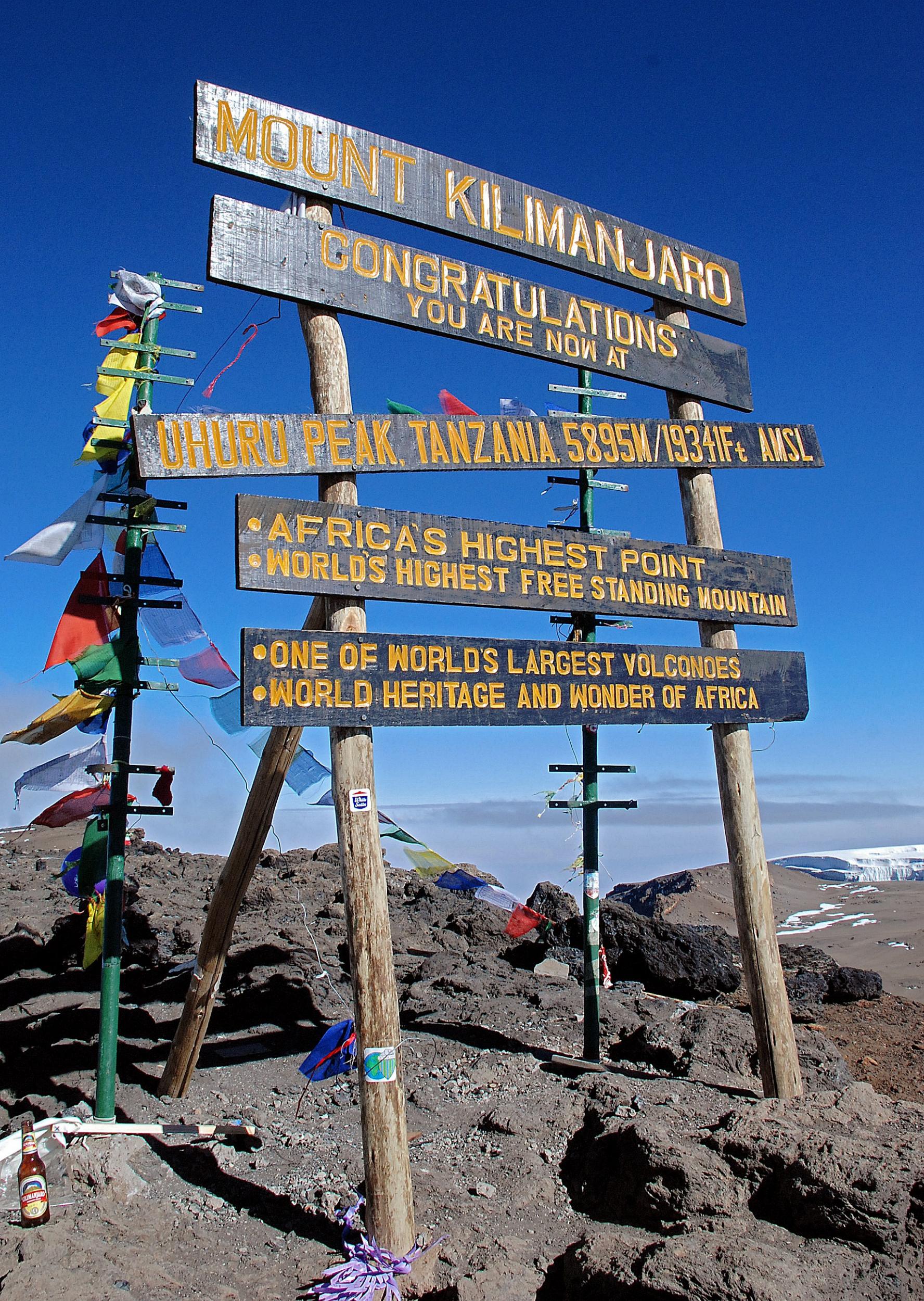 Set yourself a challenge, such as climbing Mount Kilimanjaro (Peter Martell/AFP/Getty)