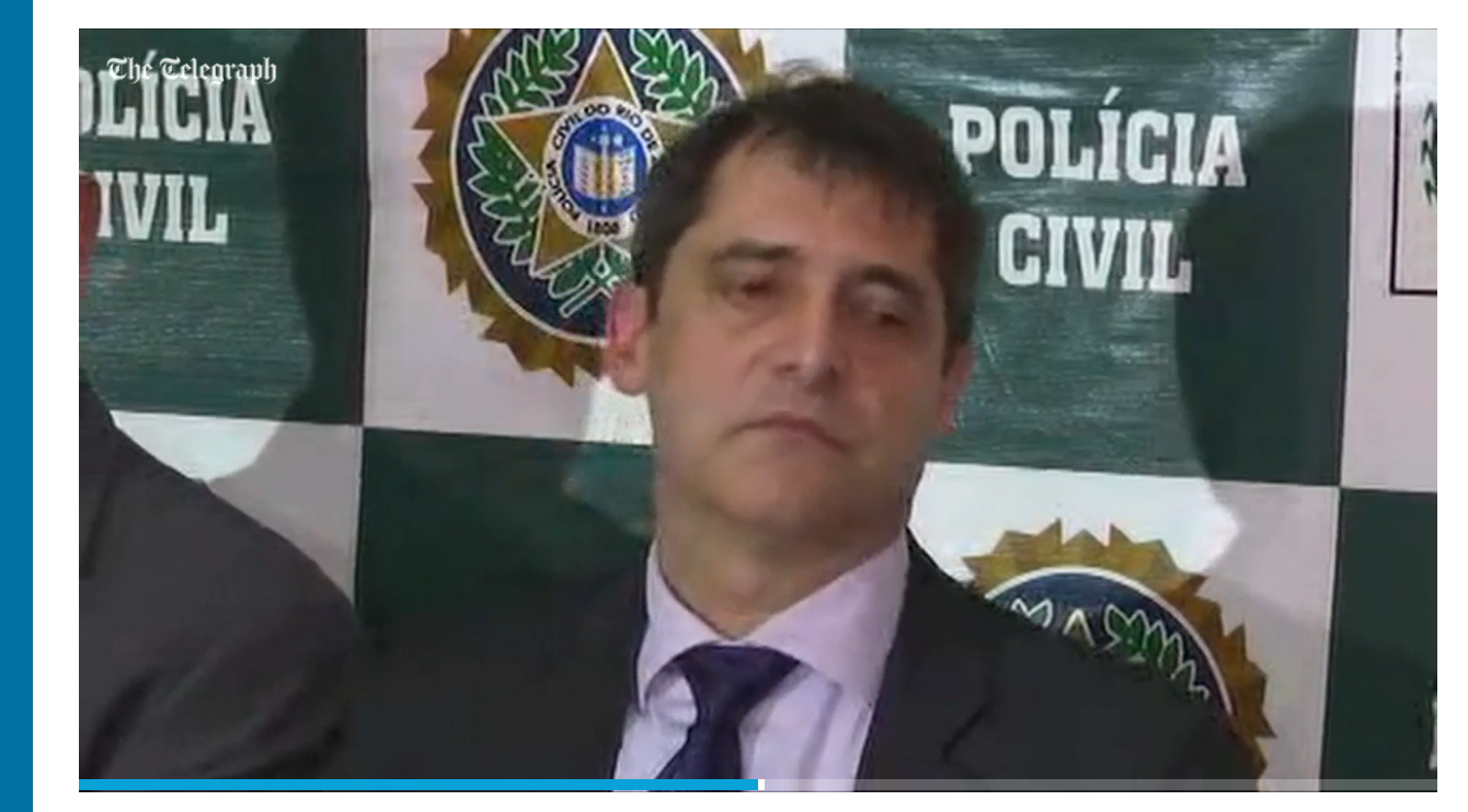 Civil Police Chief Fernando Veloso said the swimmers had 'stained' Rio with their claims