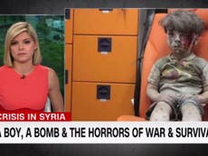 Omran Daqneesh: CNN anchor breaks down over distressing image of boy pulled from rubble in Aleppo