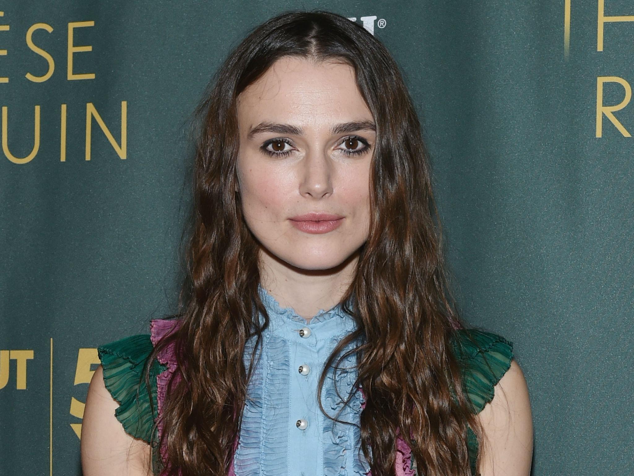 Keira knightley on sale long hair