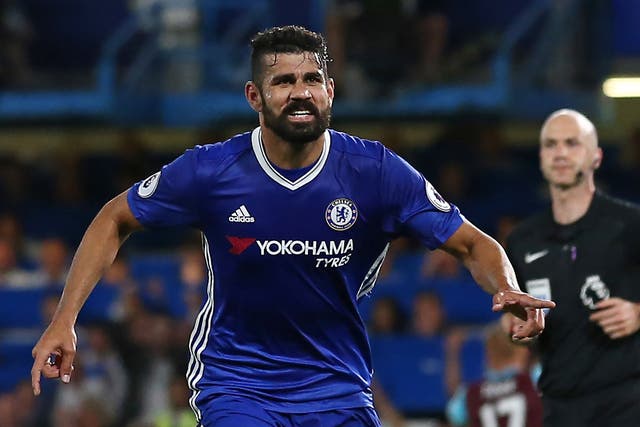Diego Costa has been told by Antonio Conte to maintain his level of passion