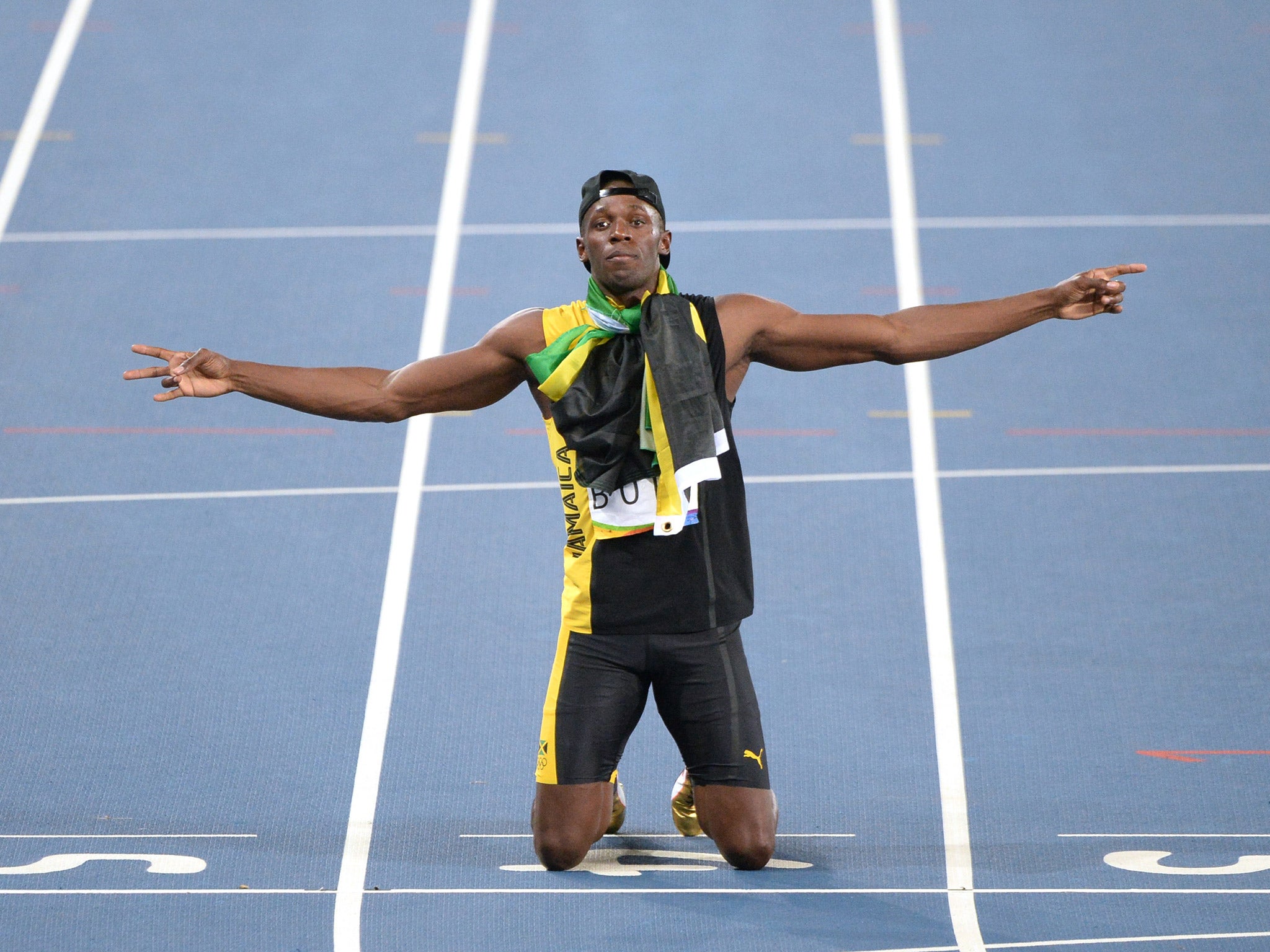 Jamaican sprinter Usain Bolt is difficult to outdo – even in print