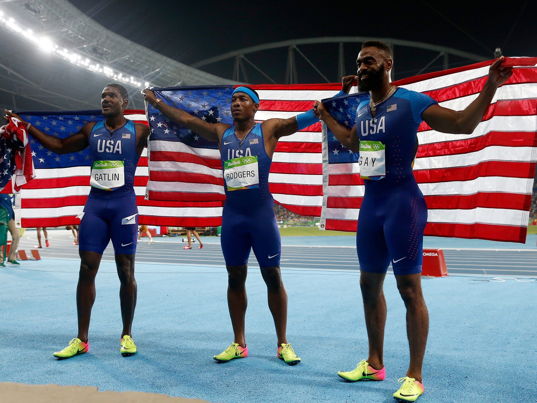 Team USA thought they had clinched the 4x100m bronze medal