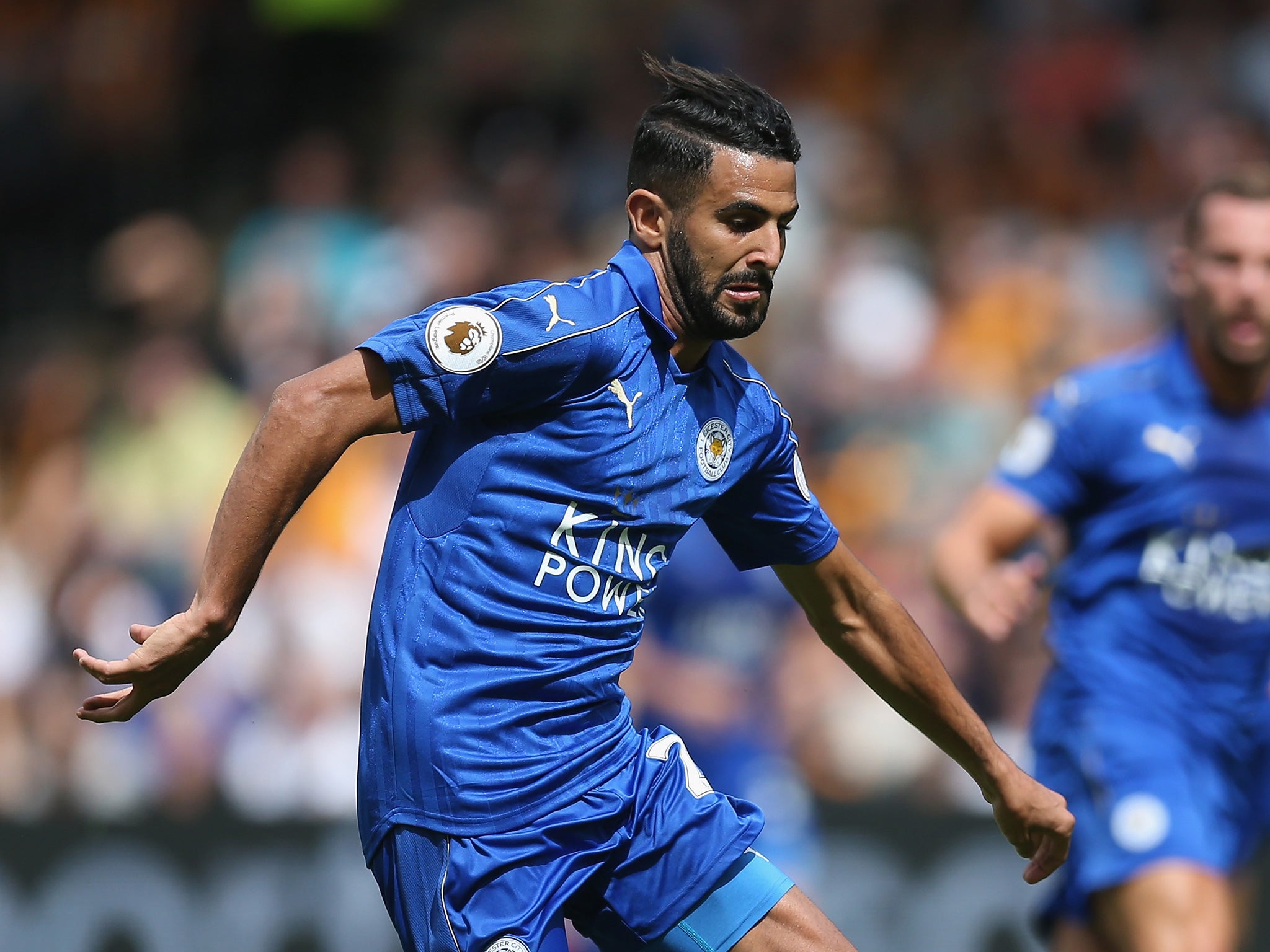 Mahrez has signed a new contract with the Premier League champions