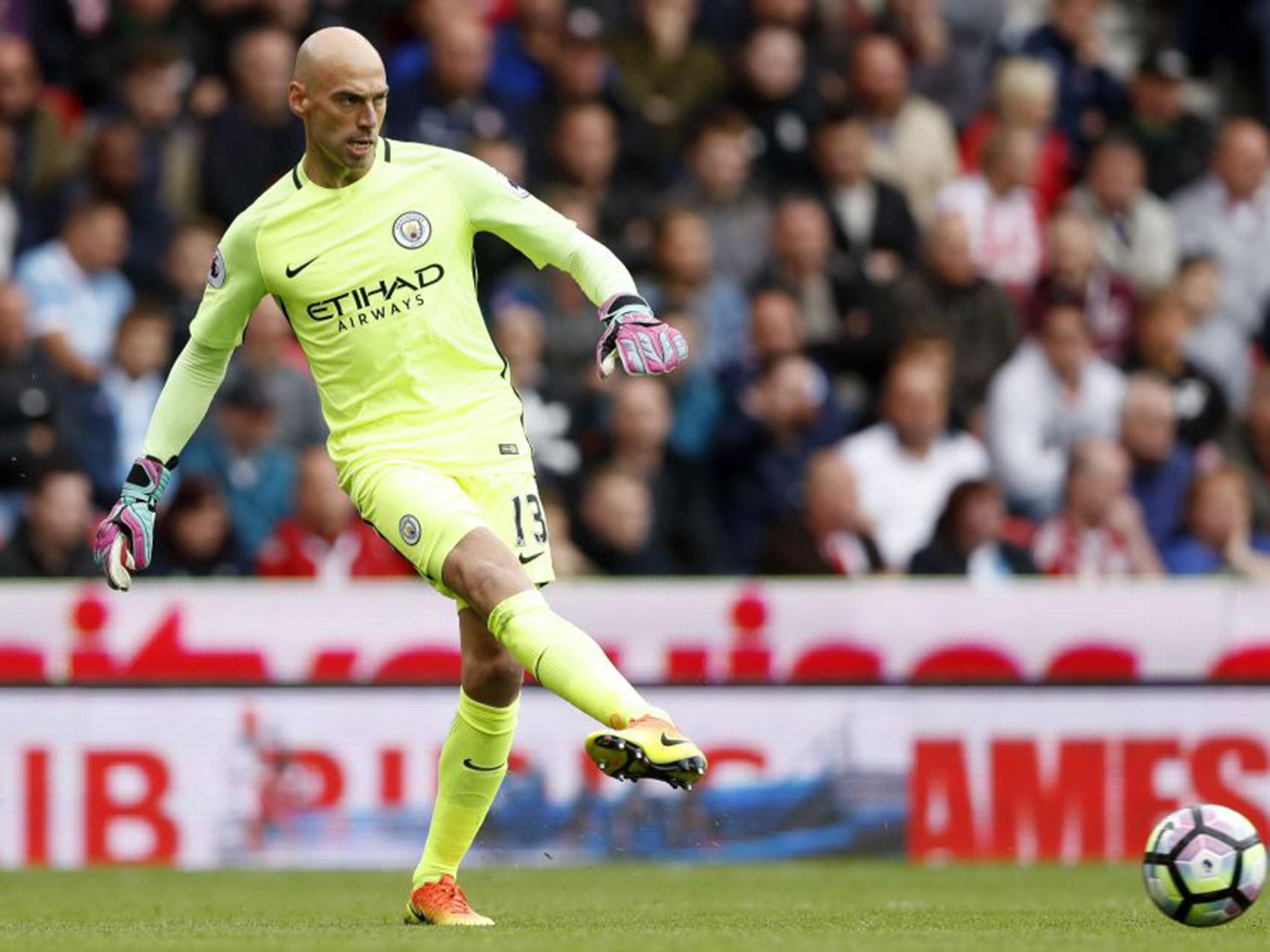 &#13;
Willy Caballero has enjoyed a resurgence under Guardiola &#13;