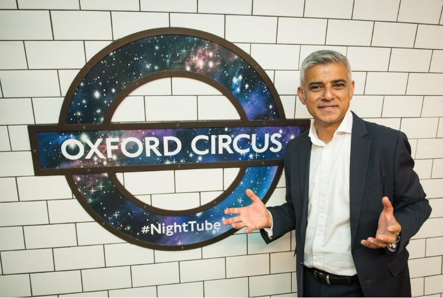 London Mayor Sadiq Khan, who opened the Night Tube earlier this weekend, has placed himself as a future contender for Labour leadrship