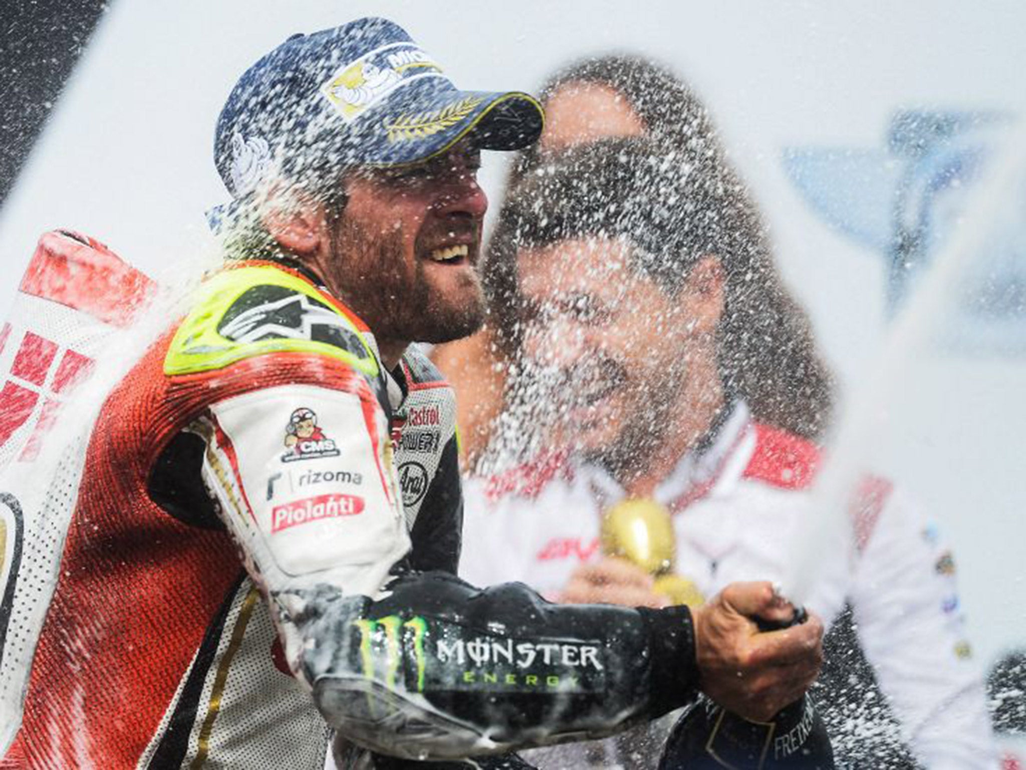 Crutchlow stood on the top step of the podium for the first time in his career