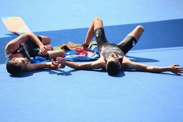 The Brownlee brothers provided one of Team GB's most memorable moments in the men's triathlon