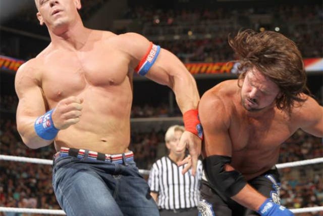 Styles eked out a victory against Cena at the Barclay's Center