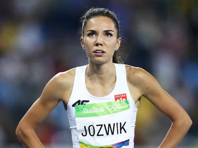 Jozwik finished fifth in the women's 800m final