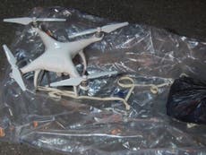 Read more

Drones seized carrying drugs and mobile phones into Pentonville prison