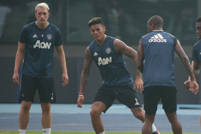 Phil Jones and Marcus Rojo face uncertain futures at Manchester United