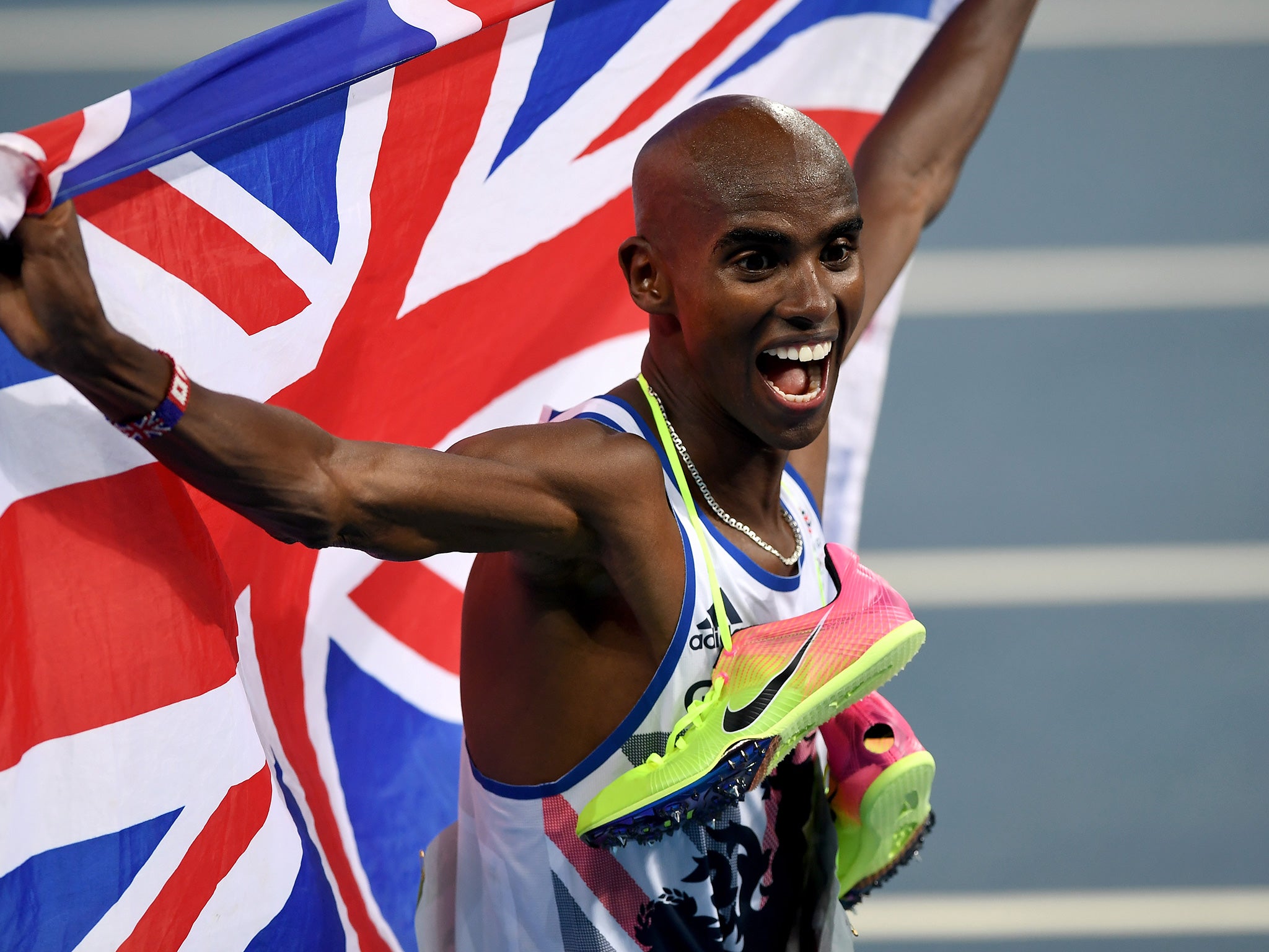 Mo Farah in a Facebook post over the weekend voiced his concern over Mr Trump’s policies