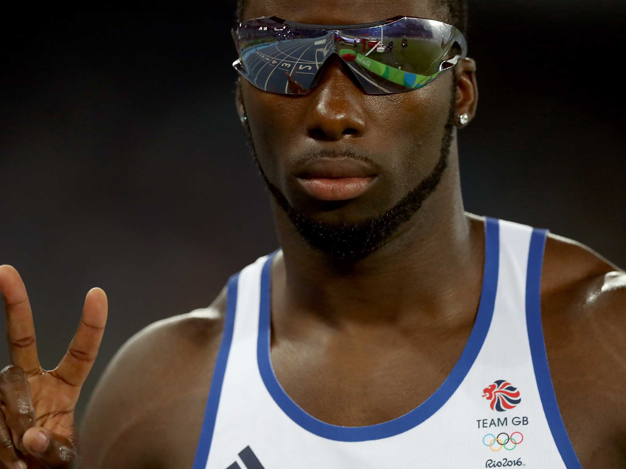 Nigel Levine has congratulated Lynsey Sharp for coming ‘third’ in race she finished 6th against Caster Semenya