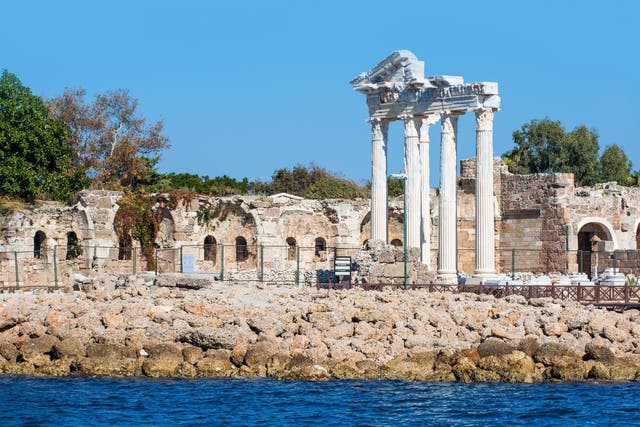 Side is an ancient port city on Turkey’s Mediterranean coast