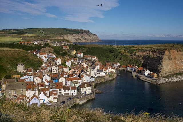 A new walking route as part of the England Coast Path project gives walkers access to the headland at Staithes