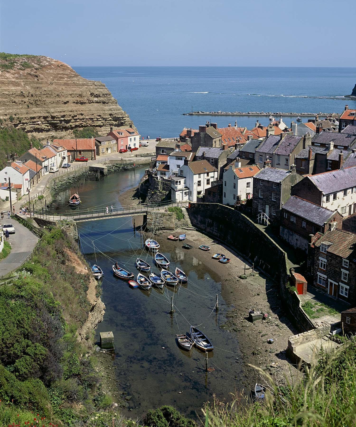 Walkers can now enjoy new views of Yorkshire seaside town Staithes thanks to the England Coast Path
