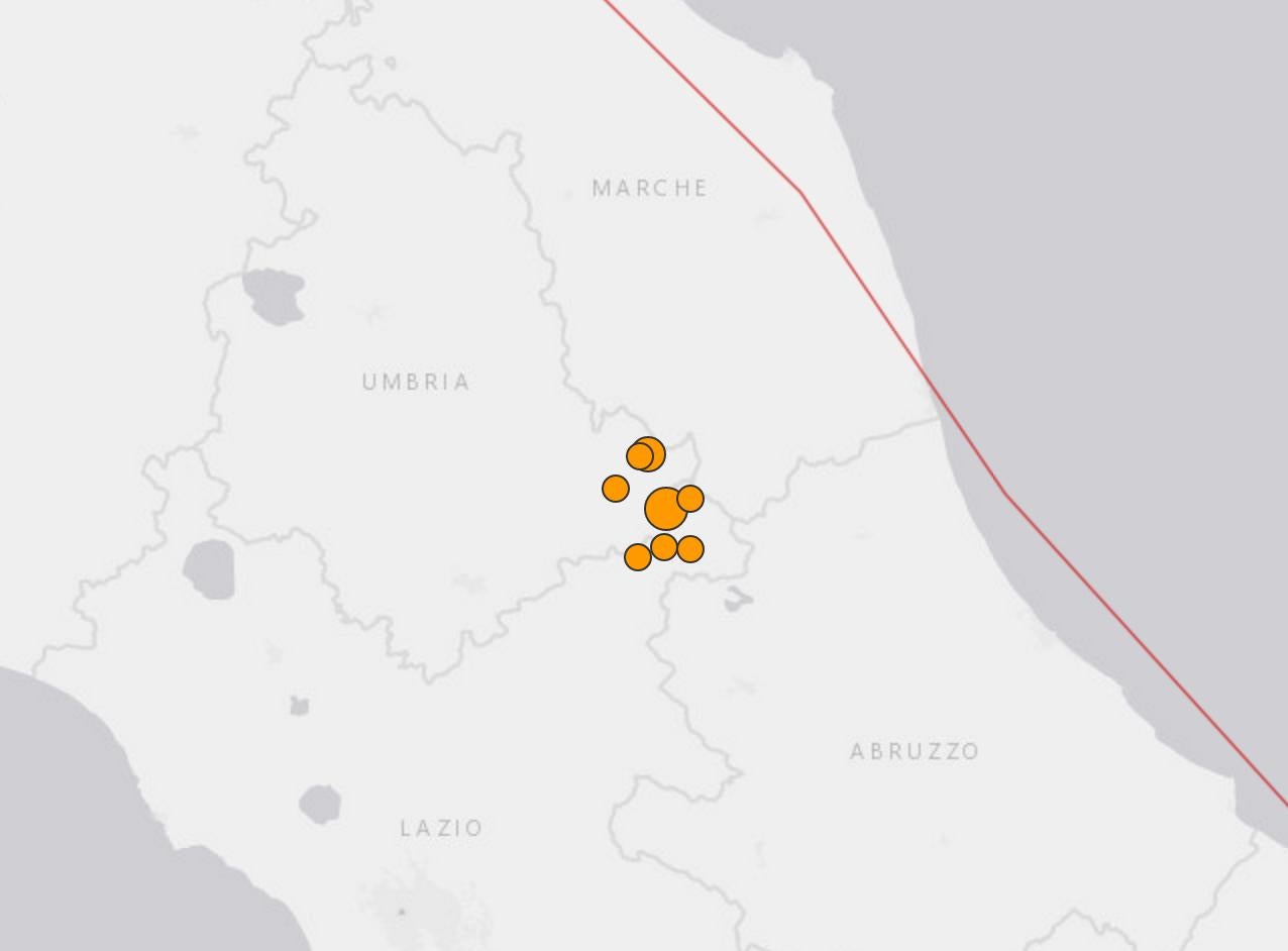 The earthquake hit the border of three regions, and the USGS measured an additional seven significant tremors in its aftermath