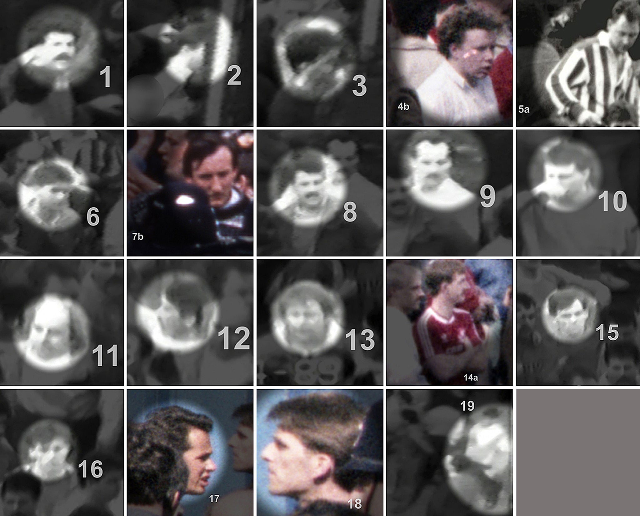 Operation Resolve has released footage and still images of 19 people they want to speak to
