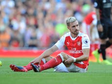 Read more

Arsenal's Ramsey ruled out of Wales World Cup qualifier with injury