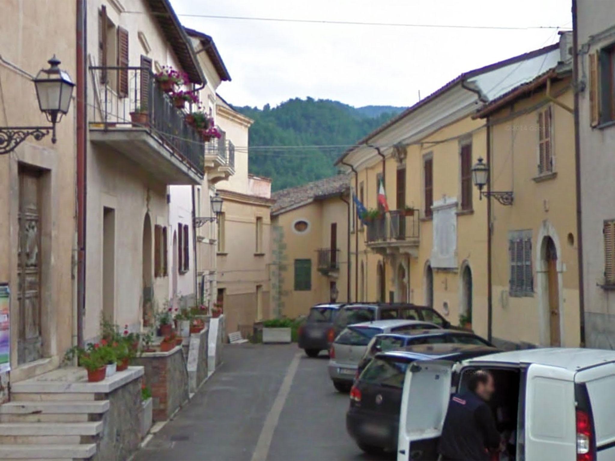 &#13;
Arquata del Tronto before the quake (Google maps)&#13;