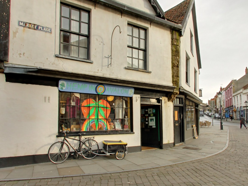 Mr Cannabis's shop Hemp in Avalon in Glastonbury