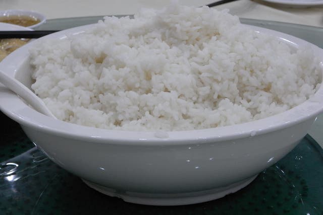 White rice, when left to cool, develops properties which make it healthier