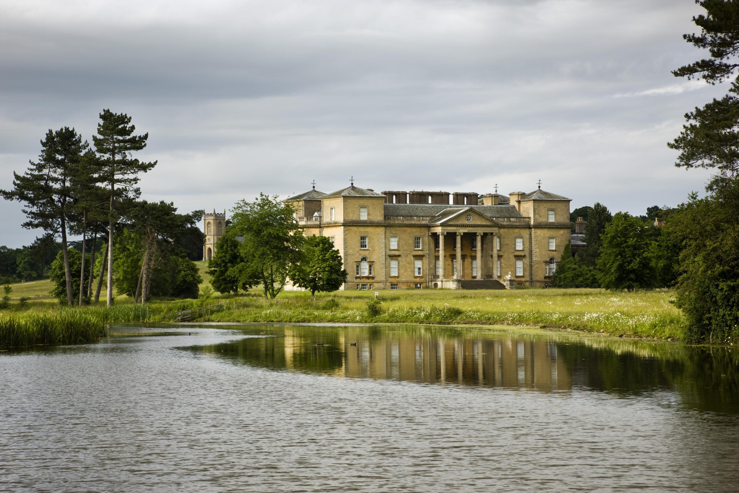 What appears to be a natural river at Croome is in fact a hand-dug lake