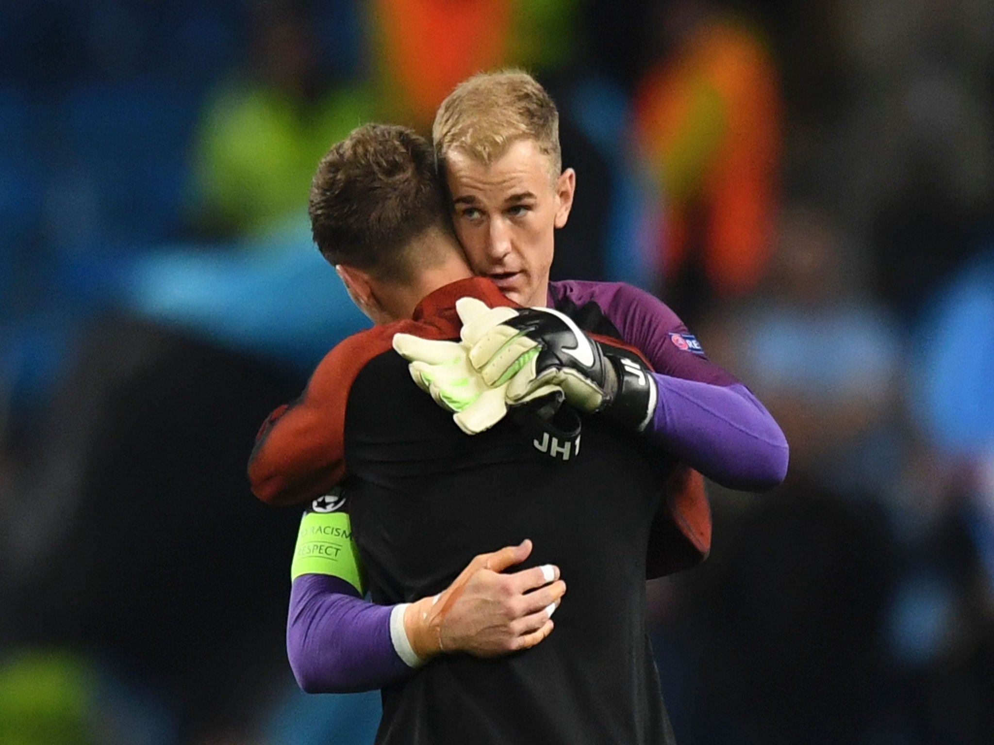 Joe Hart had an emotional night – which may be his last – in front of the Etihad crowd
