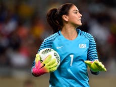 Read more

Hope Solo given six-month ban for calling Sweden 'a bunch of cowards'