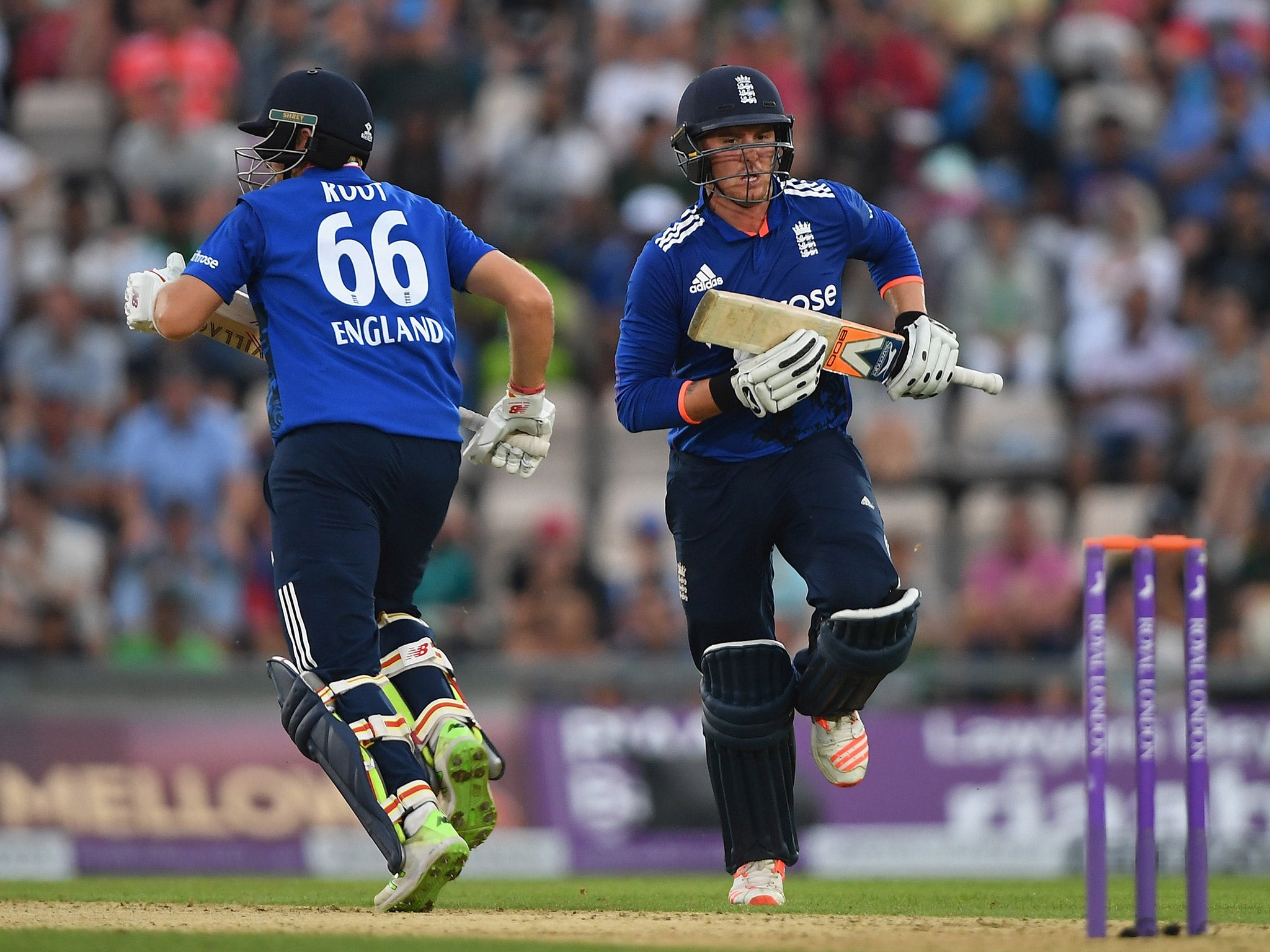 Roy has top-scored for England in the ODIs