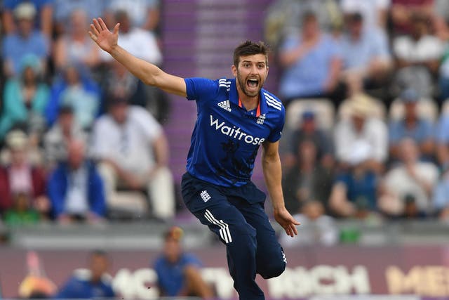 Mark Wood successfully appeals for a wicket during England's victory over Pakistan