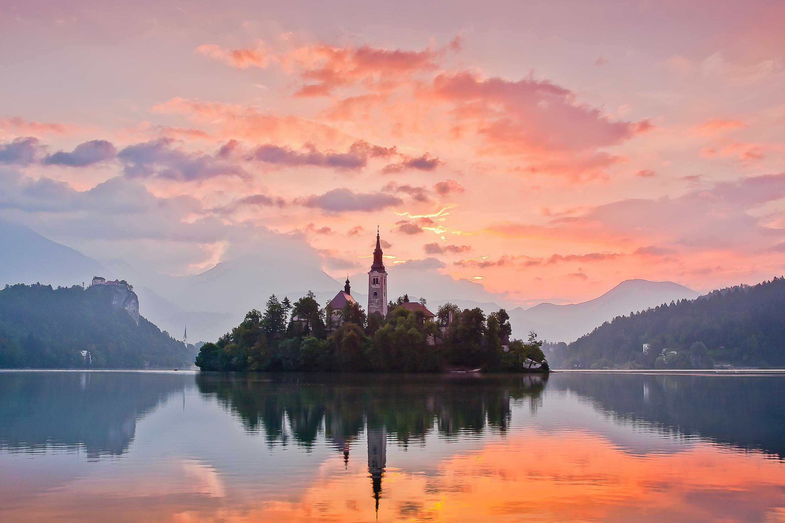 Nearby Lake Bled is the perfect day trip