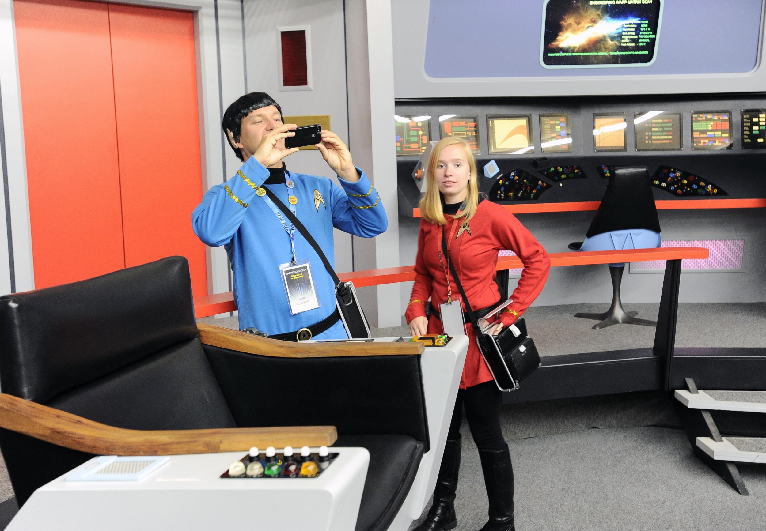 On the bridge of a real-life Starship Enterprise