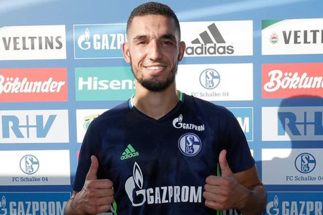 Nabil Bentaleb is unveiled as a Schalke player