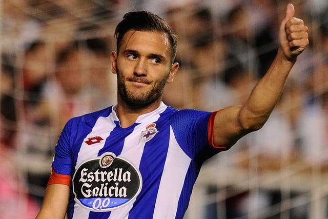 Lucas Perez is believed to be close to joining Arsenal