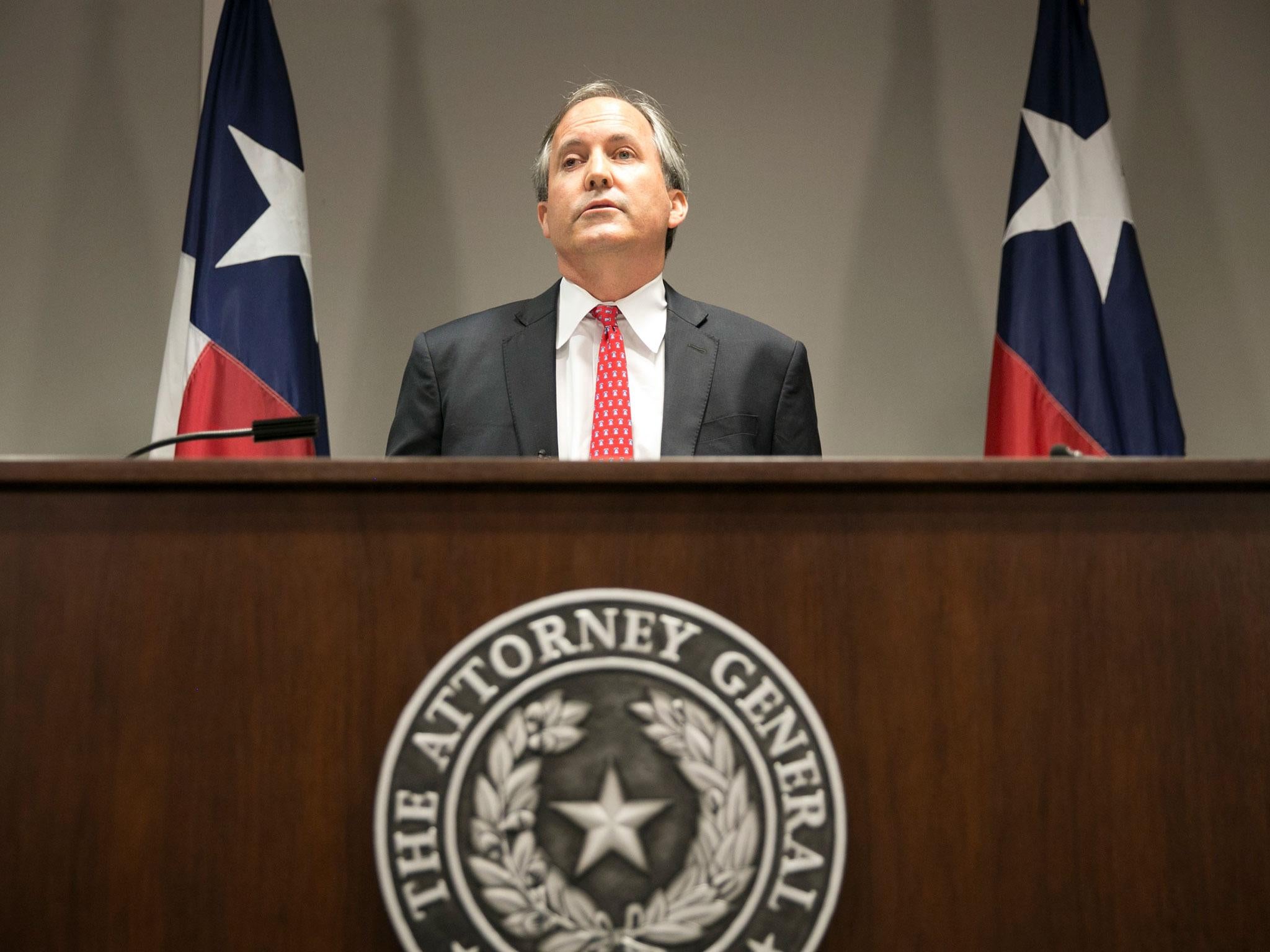 Texas attorney general Ken Paxton