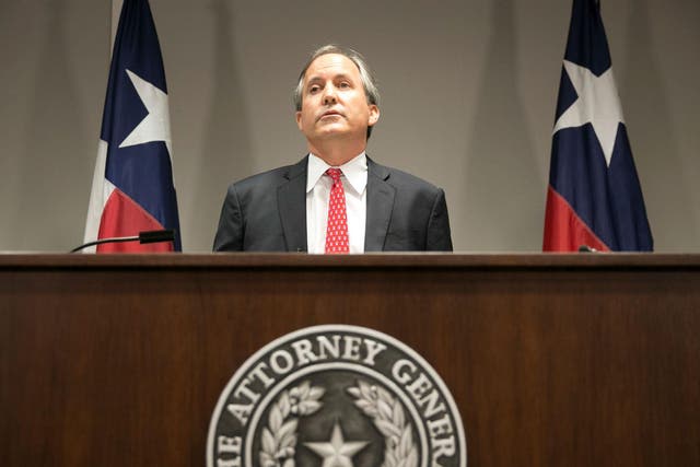 <p>Texas attorney general Ken Paxton</p>