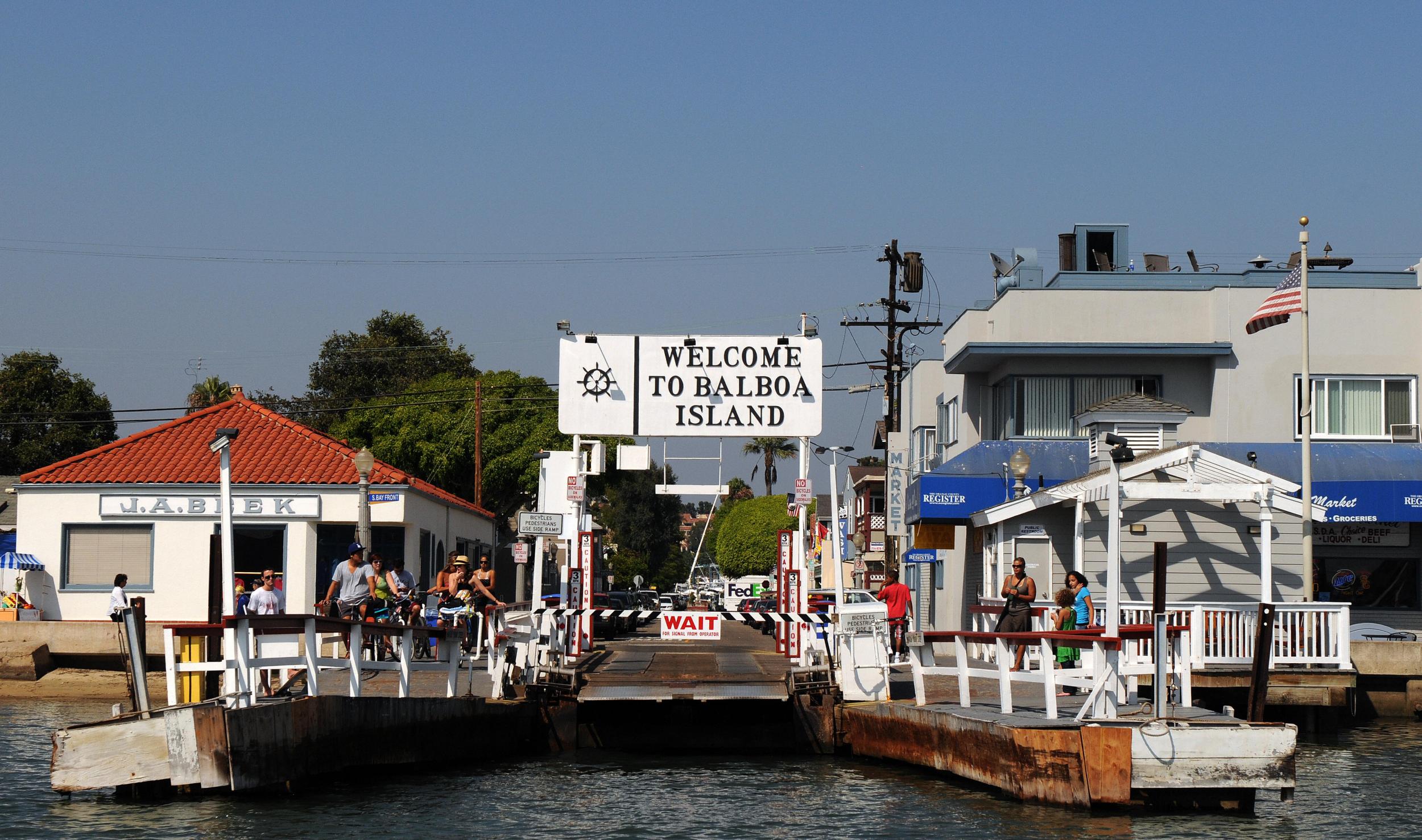The ferry to Balboa Island has been running for almost a century