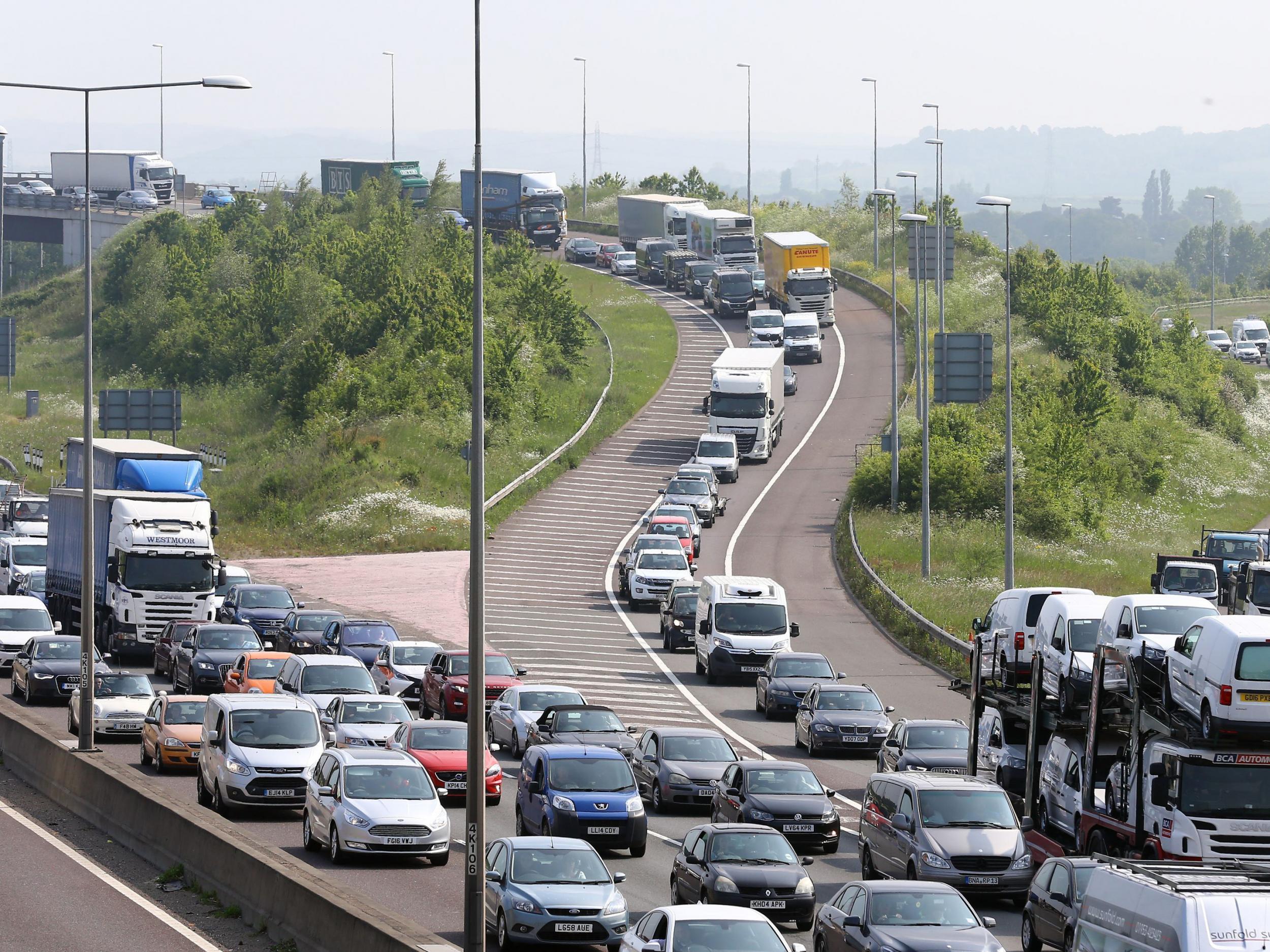 Long traffic jams expected as millions of drivers hit road on busiest