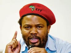 Black South African politician Andile Mngxitama calls for Mugabe-style ‘land grab’