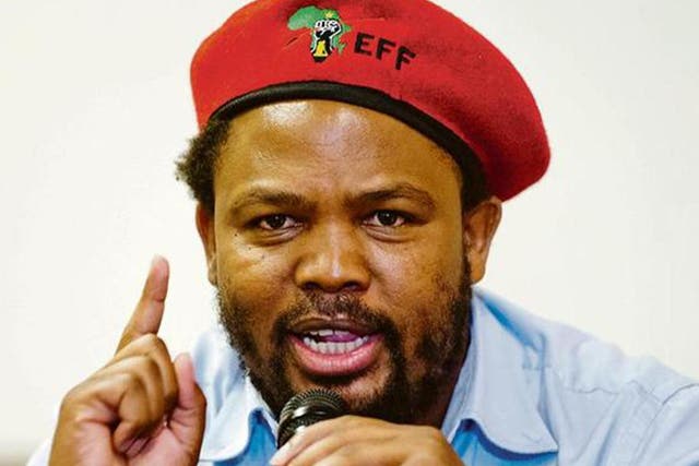 Mngxitama is demanding 'land expropriation without compensation'