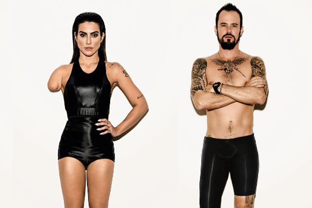 Images of Brazilian actors Cleo Pires and Paulo Vilhena were digitally altered by Vogue Brasil to replicate the disabilities of Paralympians