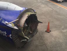 Southwest Airlines plane forced into emergency landing after engine rips apart